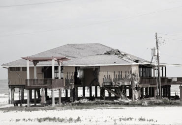 wind damage - spray foam can help prevent uplift to Daytona Beach roofs